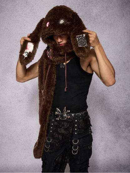Lop Rabbit Doll Hat Scarf【s0000019135】