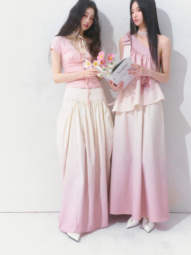 High-Waisted Half-Length Skirt【s0000012144】