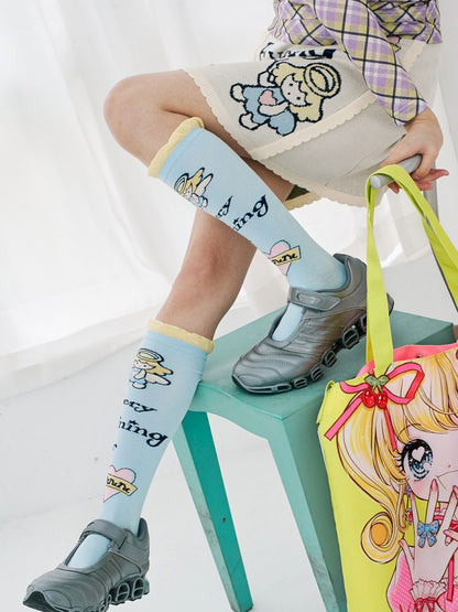 Angel mid-calf socks【s0000012351】