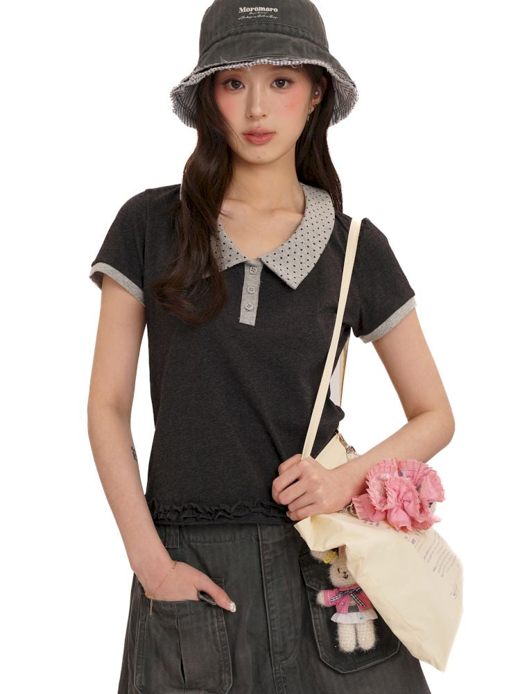 Shell label short sleeve t-shirt【s0000013454】