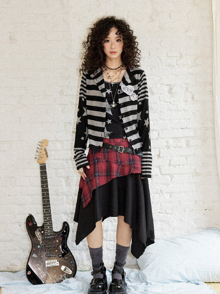 Classic Cut Star Knit Cardigan【s0000017900】