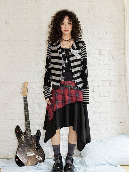 Classic Cut Star Knit Cardigan【s0000017900】