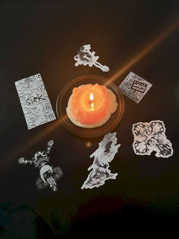 Hand Painted Thick Sticker Pack【s0000015152】