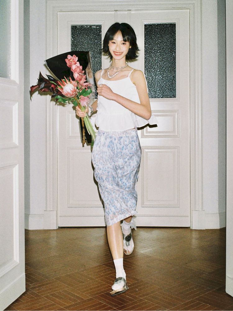 Pure white strapless tops【s0000012956】
