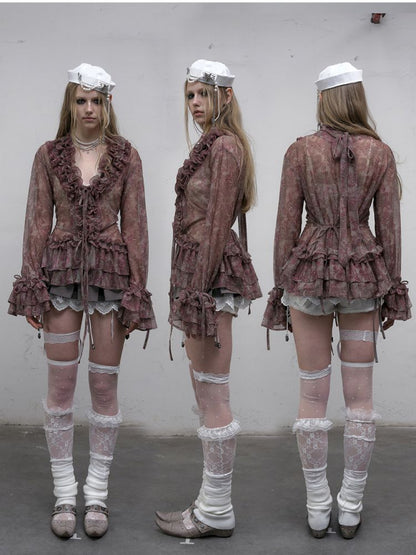 Long Sleeve Flared Sun Protection Shirt【s0000012328】