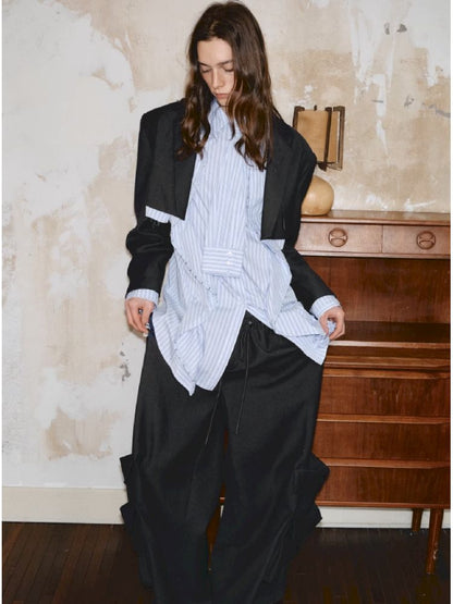 Ultra Short Gray Blazer【s0000011622】