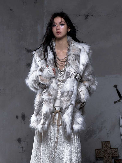 Eco-Friendly Faux Fur Coat【s0000014479】