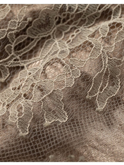 Patchwork Lace Satin Short Corset【s0000016204】
