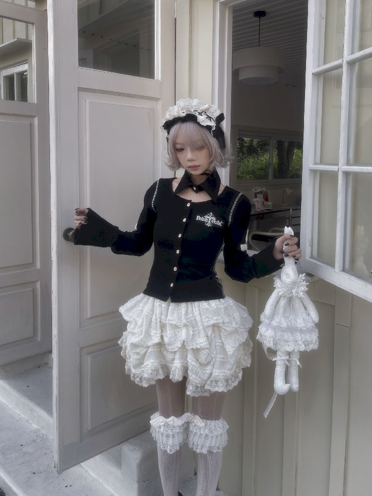 Cinching Short Cardigan T-Shir【s0000011343】