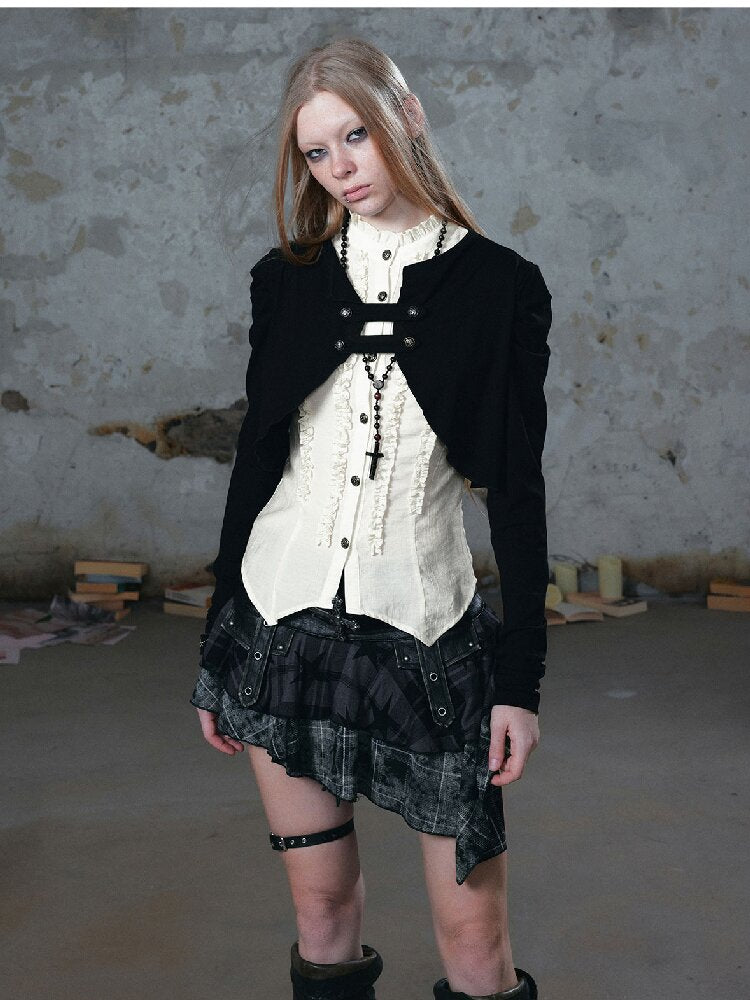 Vintage Layered Cardigan Shirt【s0000018515】