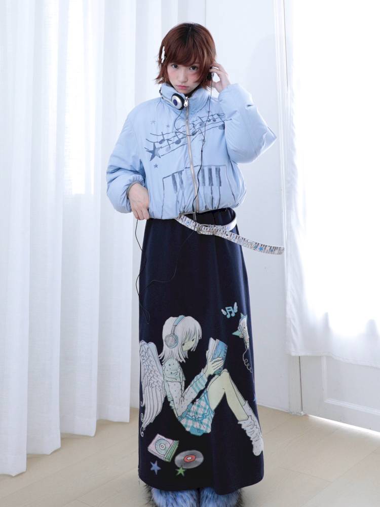 Zipper Half-Length Skirt【s0000014443】