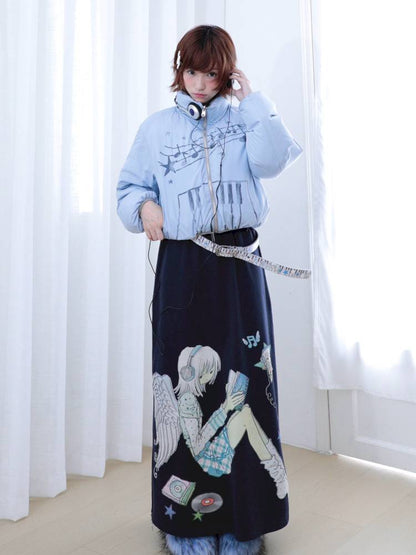 Zipper Half-Length Skirt【s0000014443】