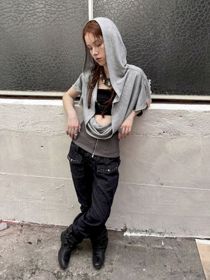 Batwing Sleeve Short-Sleeved T-Shirt【s0000012706】