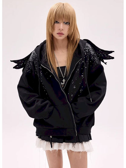 Black Angel Sweatshirt【s0000011792】