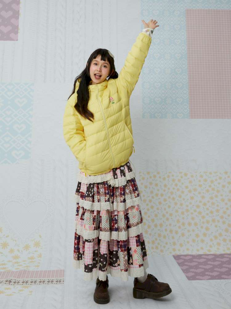 Yellow Pork Rib Warm Down Jacket【s0000015043】