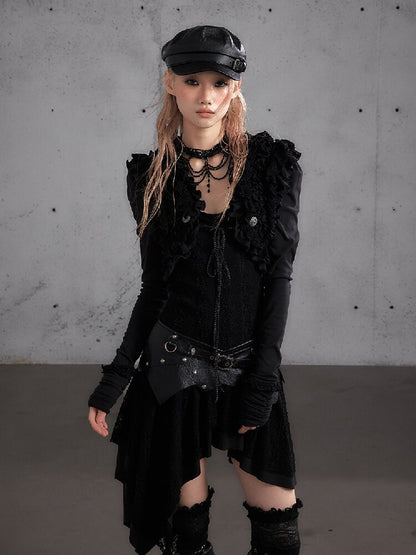 Punk Print Stretch Knit Dress【s0000019153】