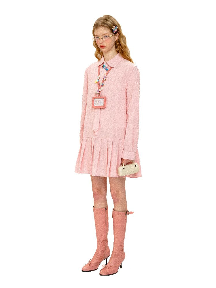 Clear Transparent Wrinkle Dress【s0000016110】