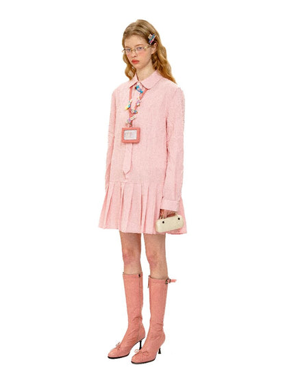 Clear Transparent Wrinkle Dress【s0000016110】