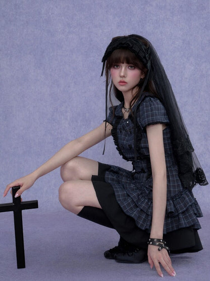 Lunar Eclipse Doll Breasted Dress【s0000017276】