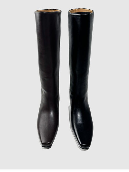 Retro Square Toe Knight Boots【s0000015722】