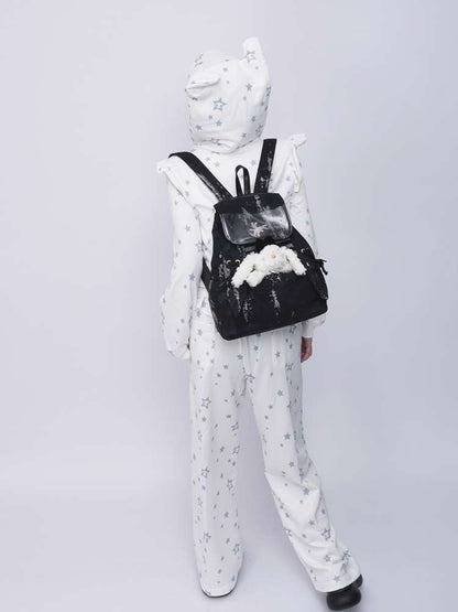 Rabbit Ears Pain Cute Backpack School Bag【s0000014617】