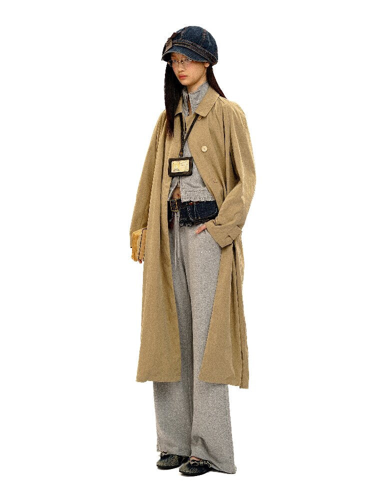 Classic Lapel Raglan Trench Coat【s0000016123】