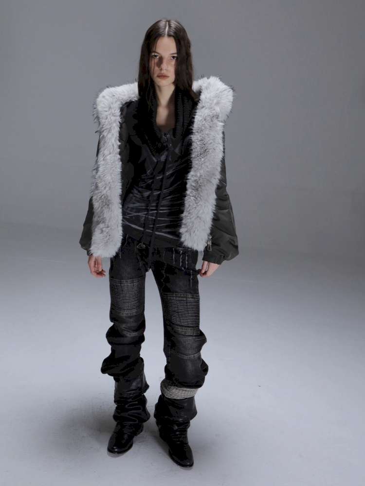 Loose Oversized Fur Collar Down Jacket【s0000014709】