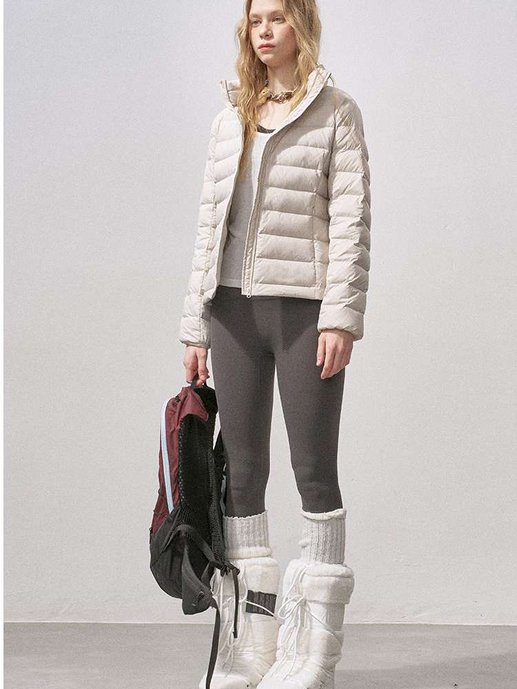 Quilted White Duck Down Jacket【s0000015234】