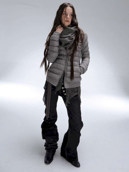 Original Pile Collar Slim Short Down Jacket【s0000014710】