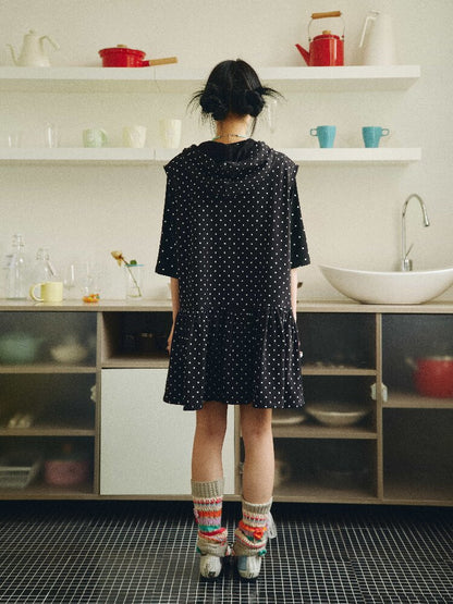 Bird's Bird Observation Pudding Sweatshirt Dress【s0000018692】