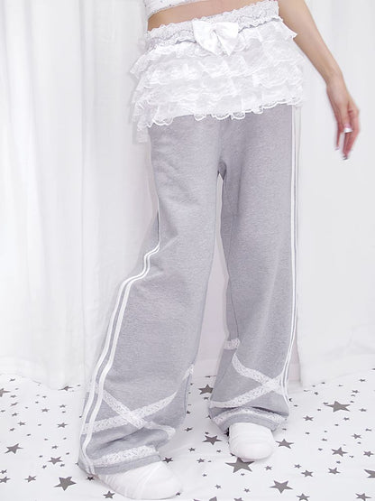 Fake Two Piece Sweatpants【s0000013880】