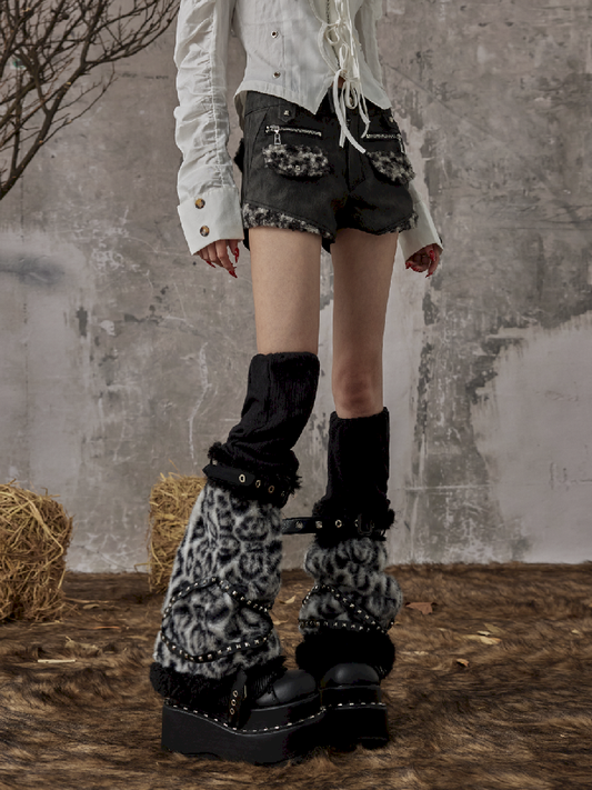 Hairy Wool Legwarmers【s0000010973】