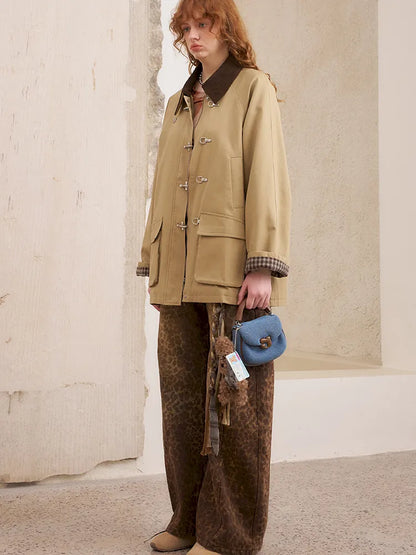 Cotton-lined trench coat【s0000014076】