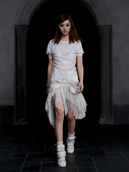 Bubble short sleeve t-shirt【s0000012309】