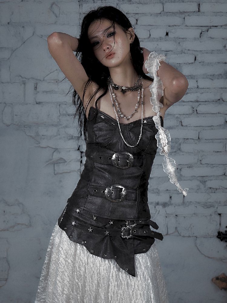 Slimming Wrap Short Leather Breastplate【s0000011827】