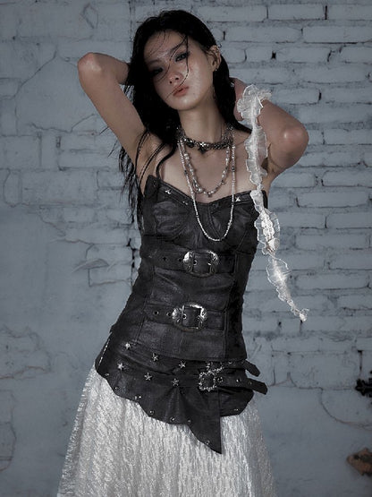 Slimming Wrap Short Leather Breastplate【s0000011827】