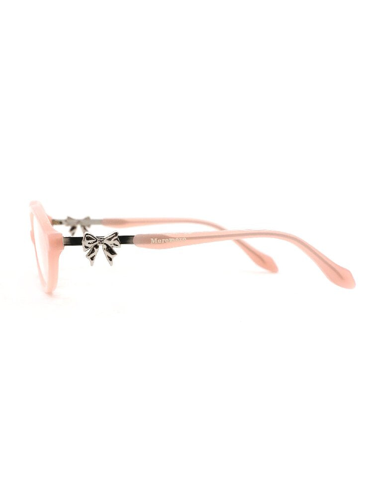 Metal Bow Round Glasses【s0000017439】