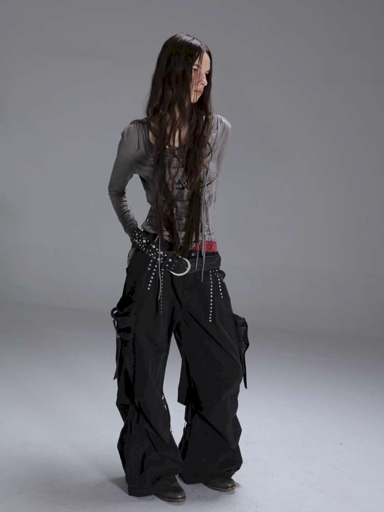 Vintage Street Functional Cargo Pants【s0000014714】