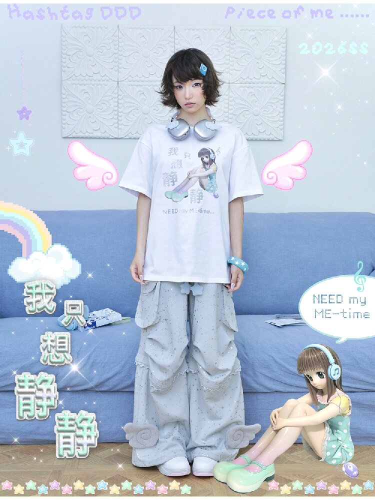 Sparkling Print Short Sleeve Tee【s0000017130】