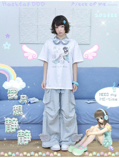 Sparkling Print Short Sleeve Tee【s0000017130】