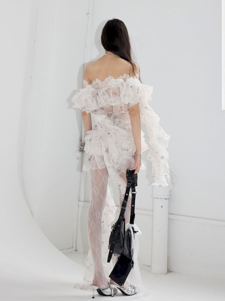 Airy Lightweight Ruffle Top【s0000013208】