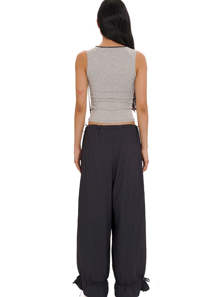 Collision color side sleeveless camisole tank top【s0000013440】