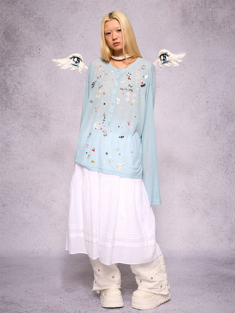 Dreamy Eye Angel Wing Collar【s0000018730】