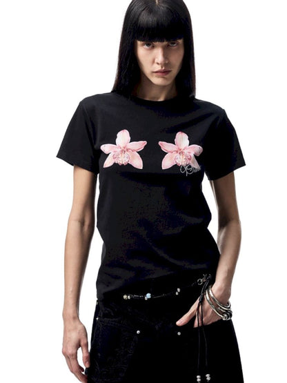 Printed Loose Short Sleeve T-Shirt【s0000012402】