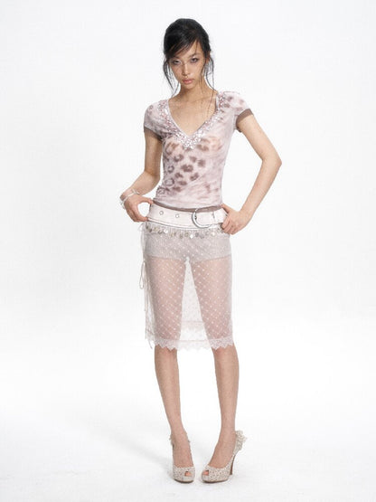 Detachable Polka Dot Tulle Skirt【s0000017668】