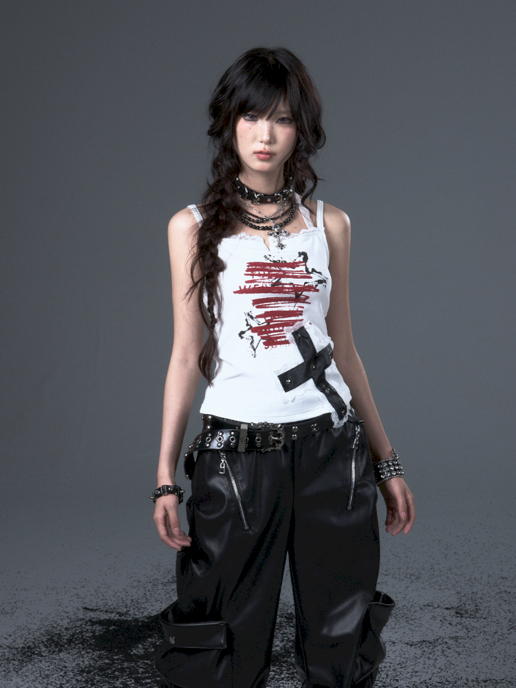 Slim thin top camisole undershirt【s0000012340】