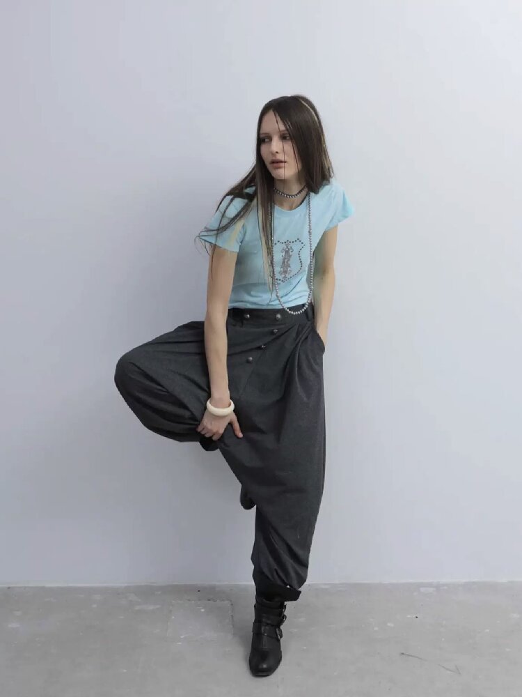 Retro Knitted Harem Leggings【s0000016573】