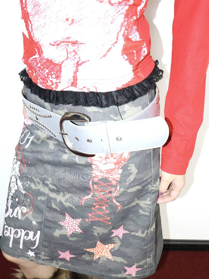 Retro Velvet Lace Elastic Top【s0000018667】