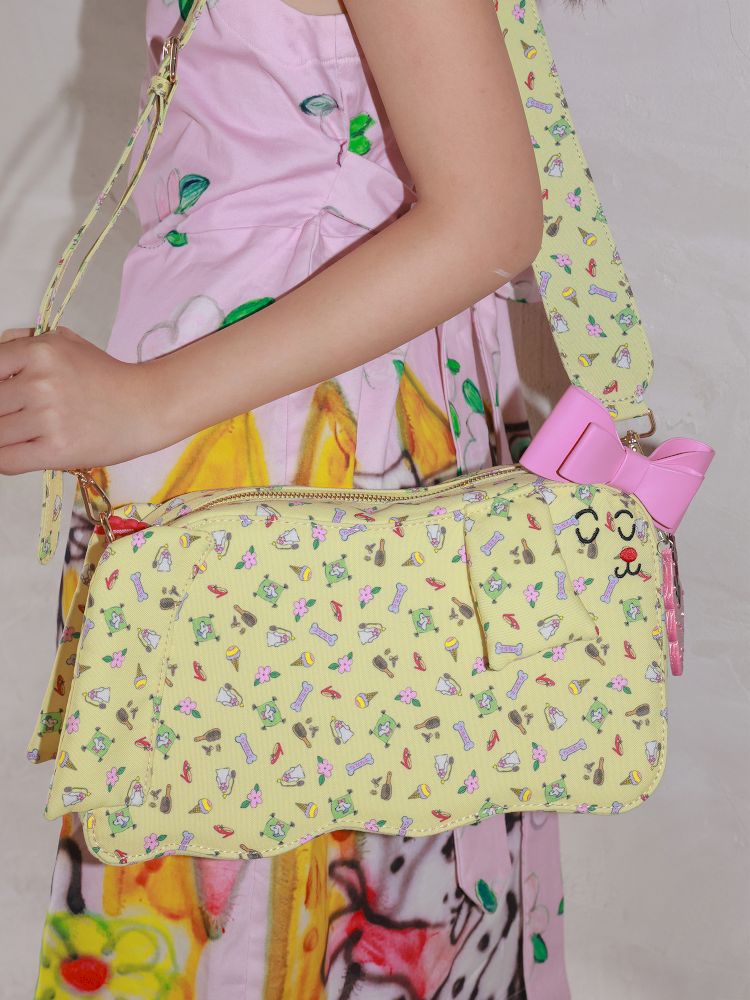 Bow Puppy Shoulder Crossbody Acrylic Bag【s0000013345】
