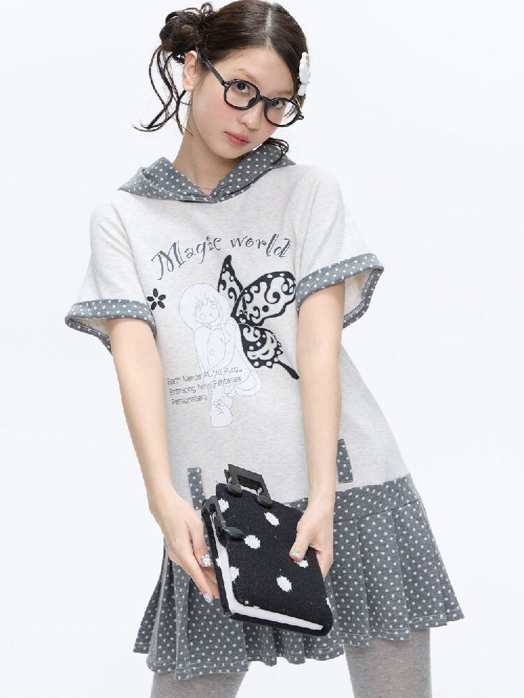 Glitter Pink Print Sweatshirt【s0000016379】